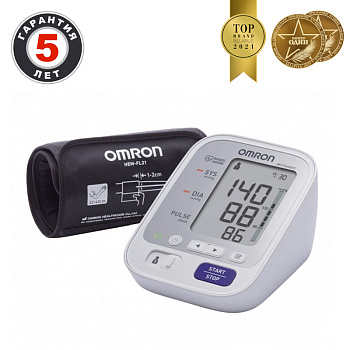 Автоматический тонометр для измерения артериального давления Omron/Омрон M3 Comfort (HEM-7134-ALRU)